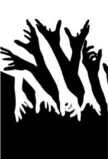 Image of arms in 2 colors.